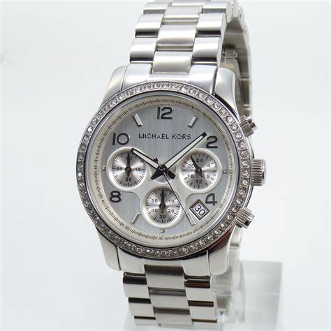 ebay.de michael kors damen uhr silber|Silberne Michael Kors Damen Armbanduhren online kaufen .